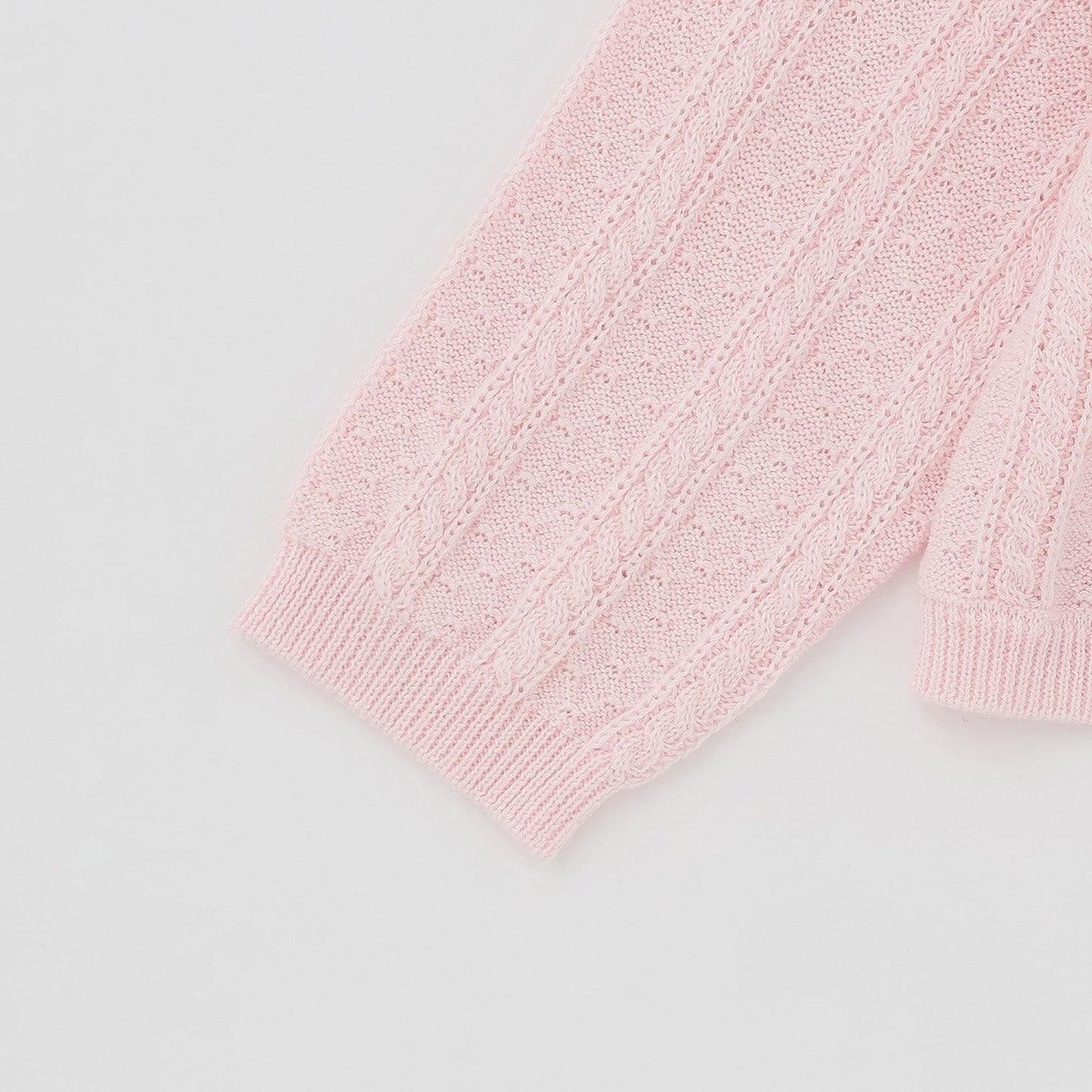 蝴蝶結刺繡針織開衫