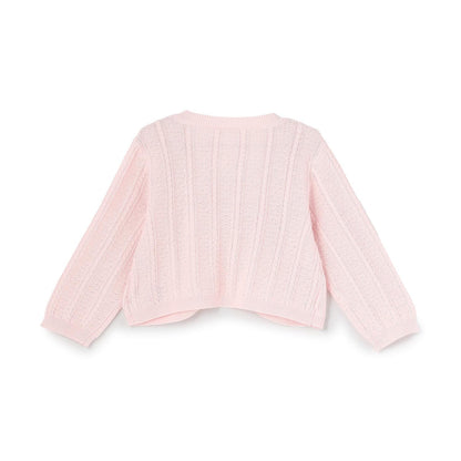 蝴蝶結刺繡針織開衫