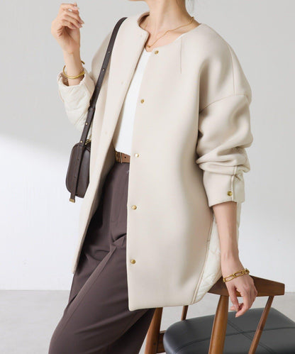 【復活/新色登場】 紙板平滑修身大衣