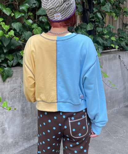 HELLO.SANFRANCISCO 2WAY撞色蝴蝶結衛衣