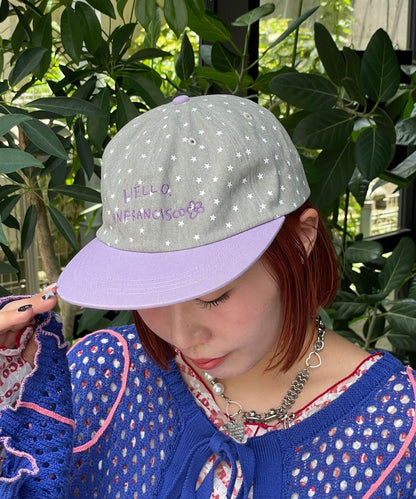 HELLO.SANFRANCISCO 星星印花雙色Logo棒球帽
