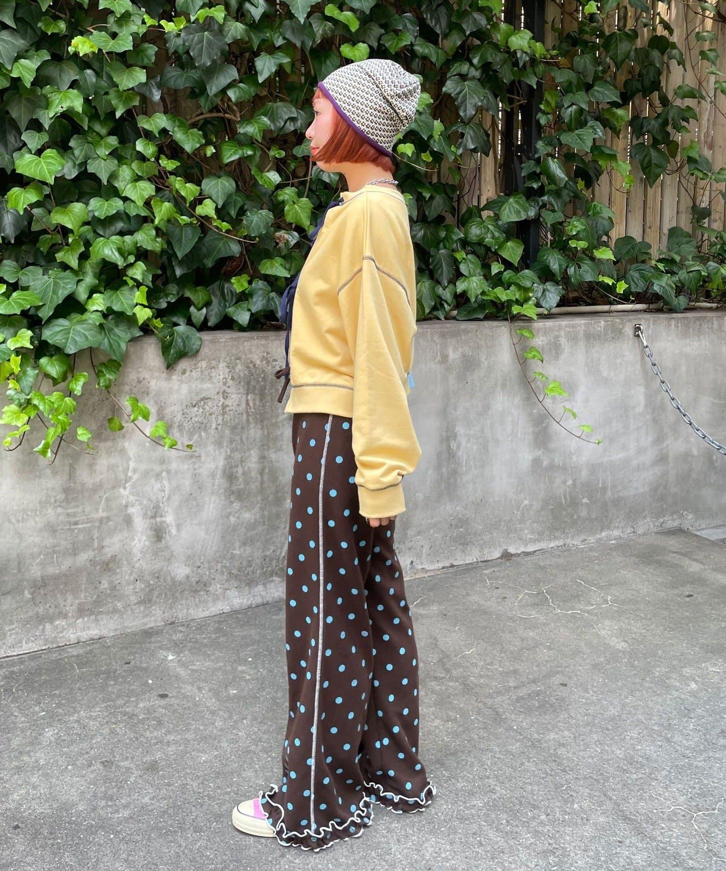 HELLO.SANFRANCISCO 2WAY撞色蝴蝶結衛衣