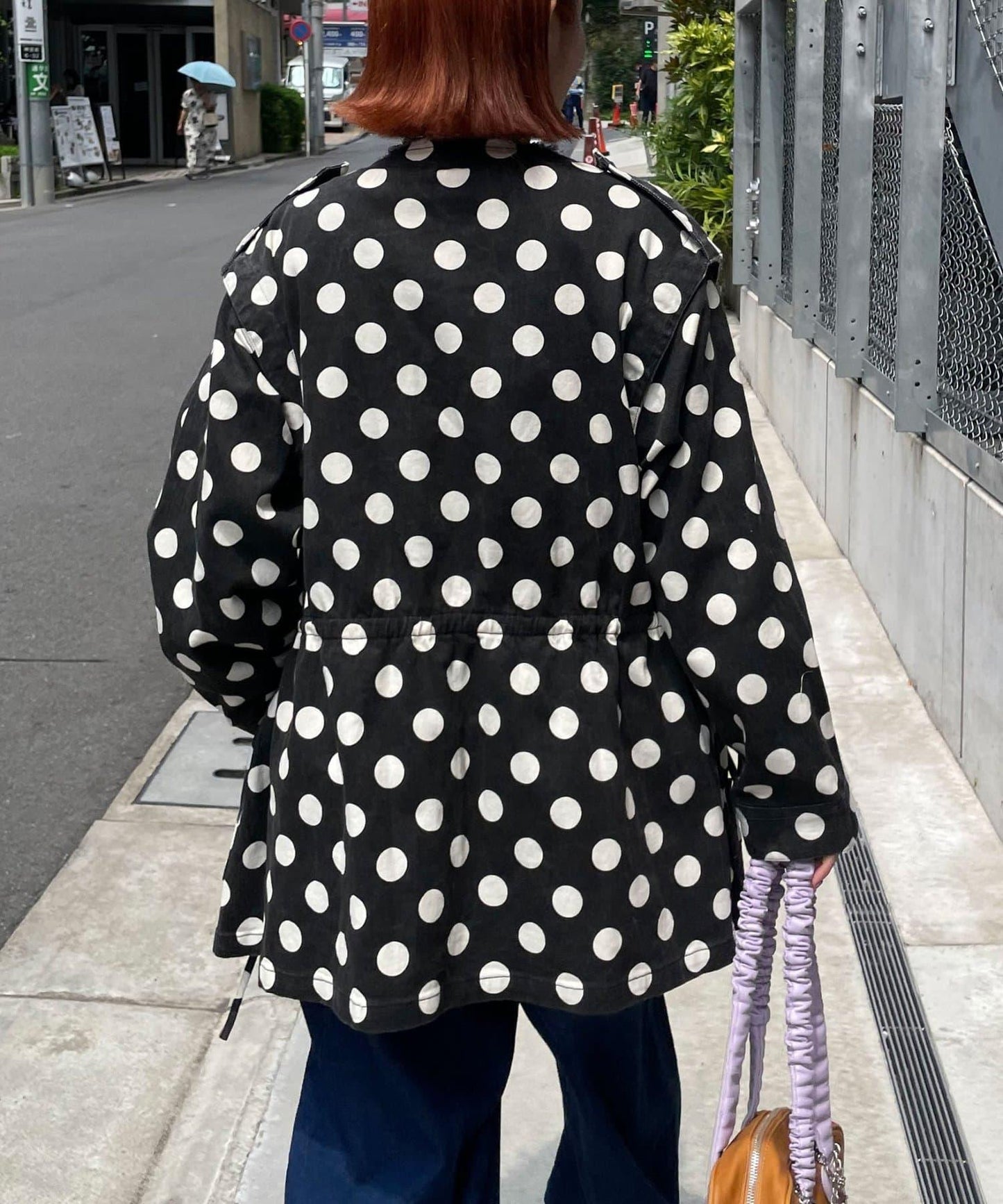 HELLO.SANFRANCISCO/ハローサンフランシスコ 多色波點大廓形夾克
