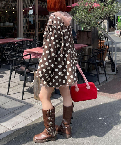 HELLO.SANFRANCISCO/ハローサンフランシスコ 多色波點大廓形夾克