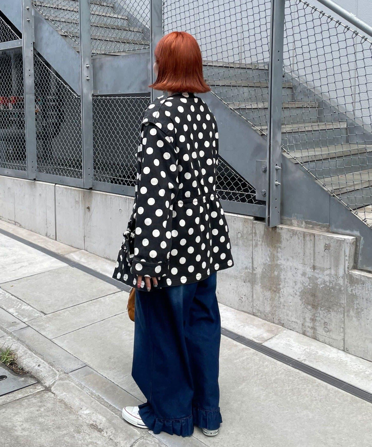 HELLO.SANFRANCISCO/ハローサンフランシスコ 多色波點大廓形夾克