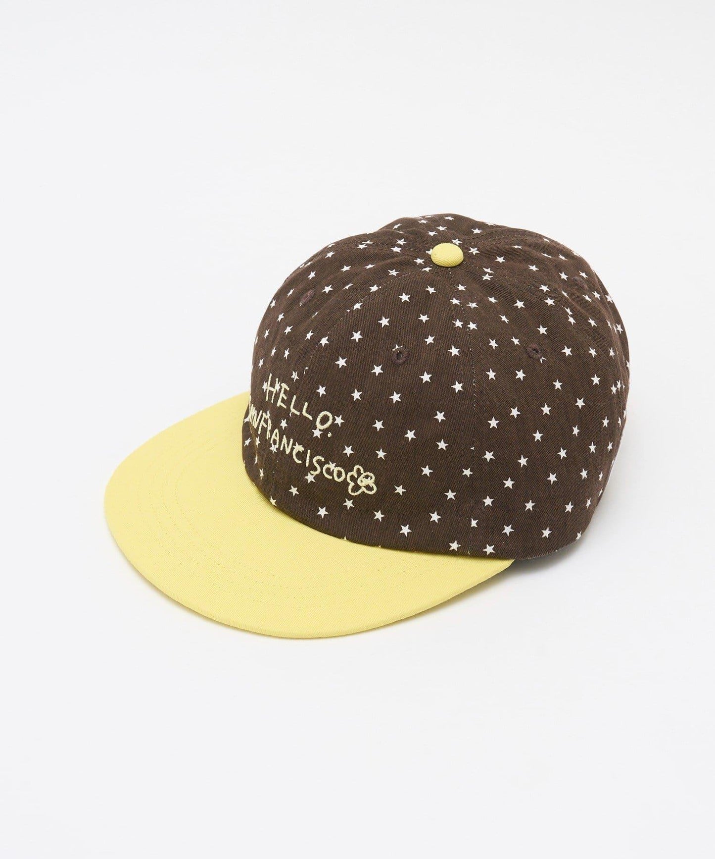 HELLO.SANFRANCISCO 星星印花雙色Logo棒球帽