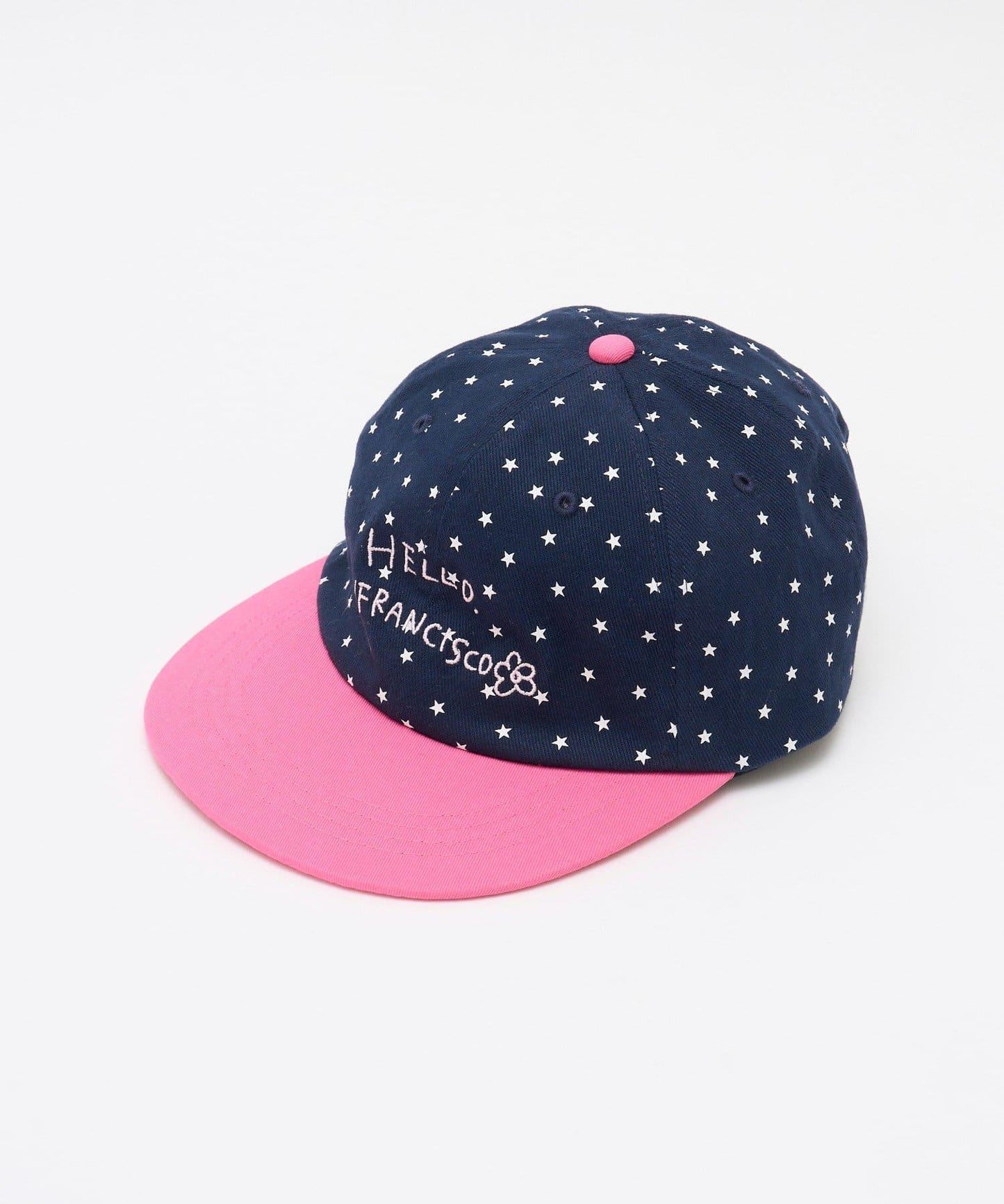 HELLO.SANFRANCISCO 星星印花雙色Logo棒球帽