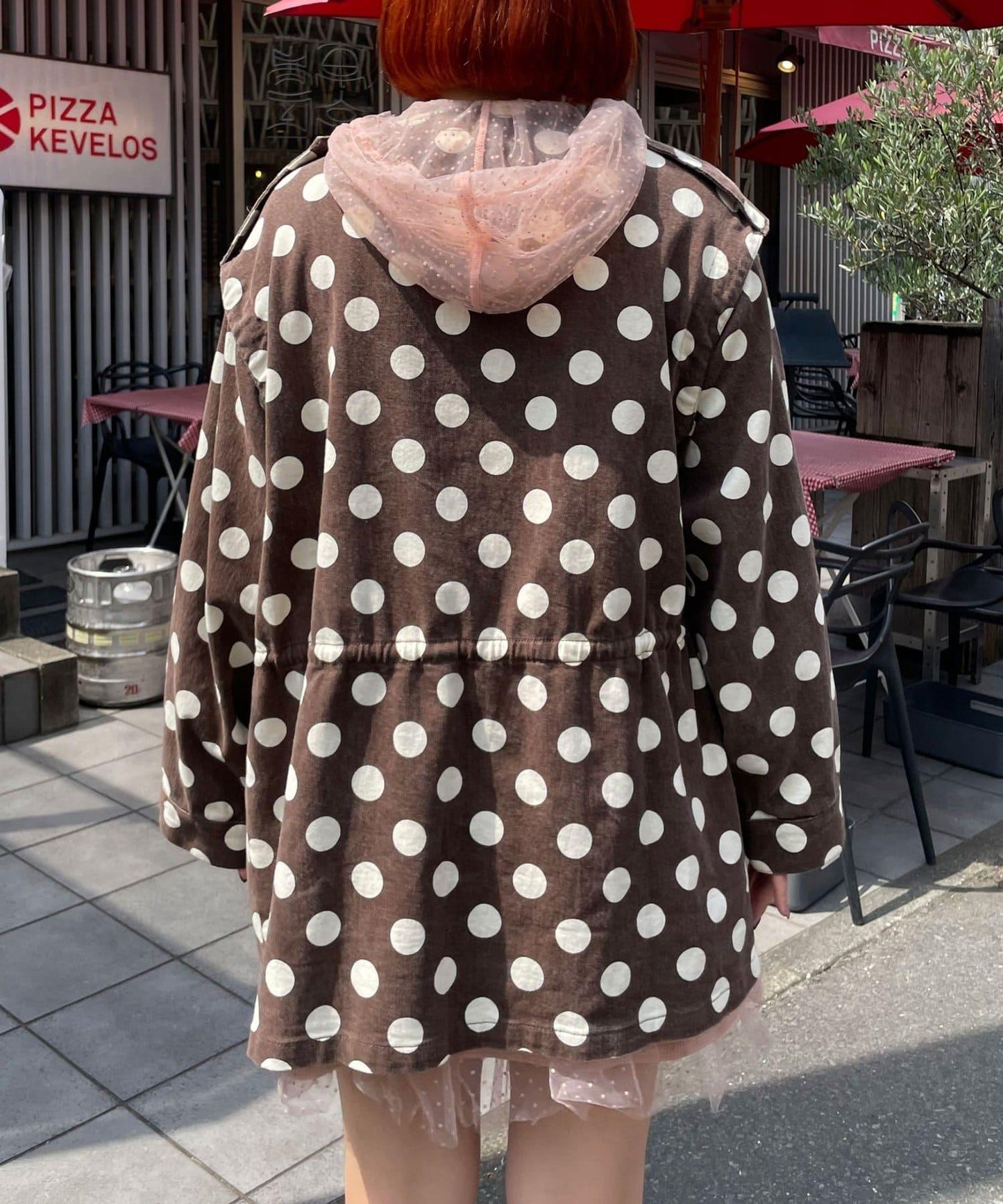 HELLO.SANFRANCISCO/ハローサンフランシスコ 多色波點大廓形夾克