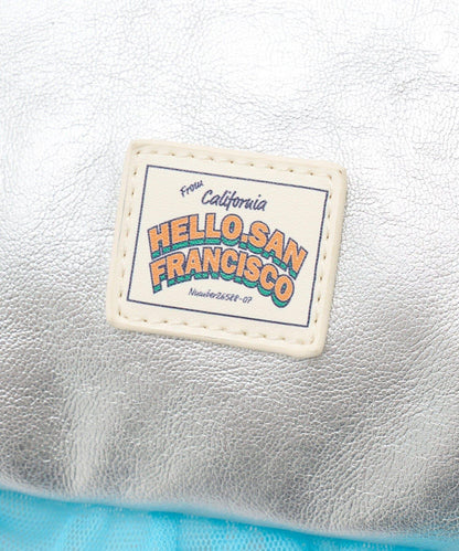 HELLO.SANFRANCISCO 星星貼片薄紗荷葉邊單肩包