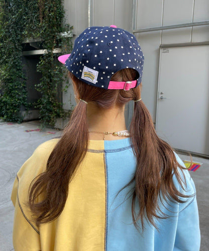 HELLO.SANFRANCISCO 星星印花雙色Logo棒球帽