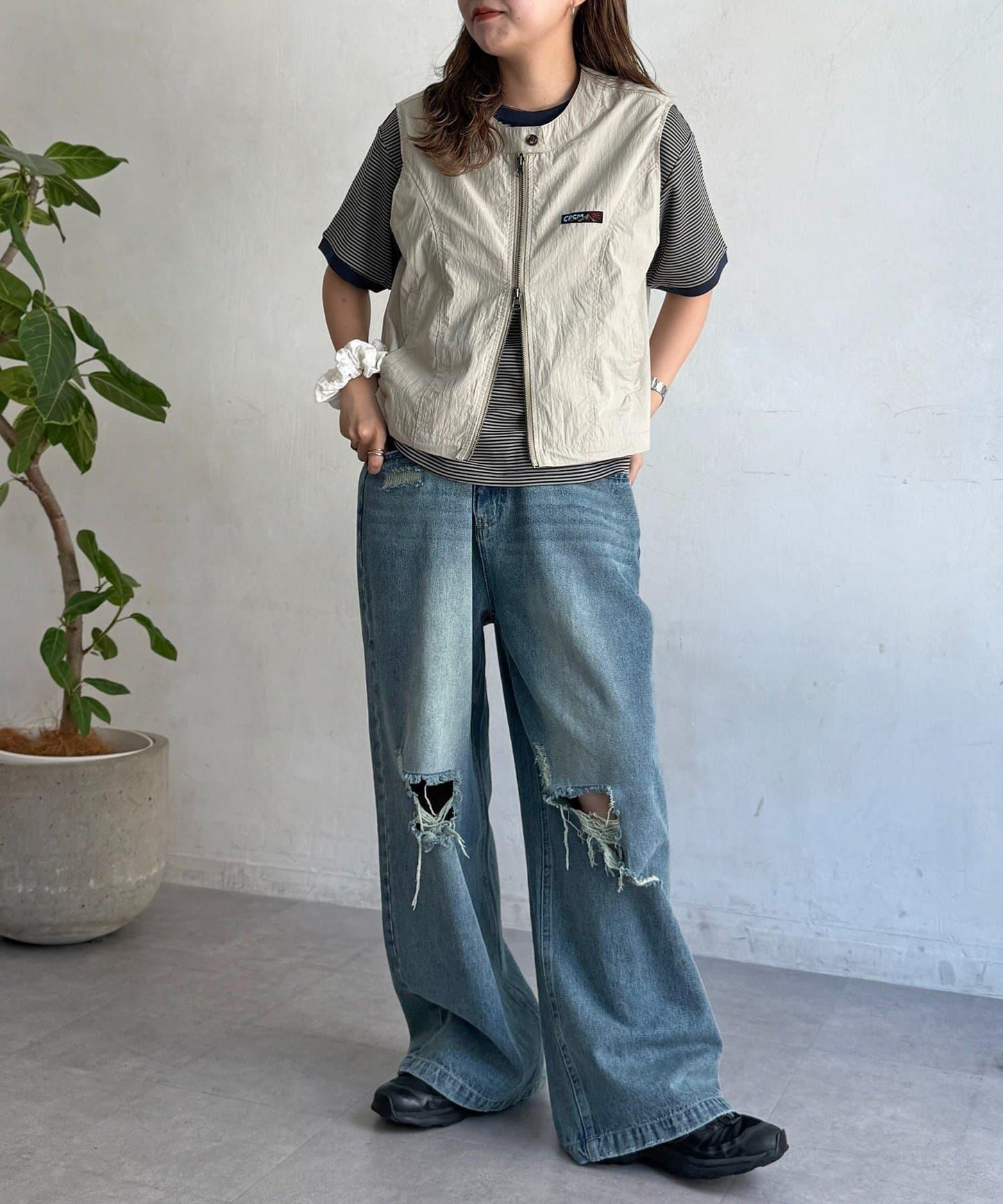 尼龍棉馬甲套裝