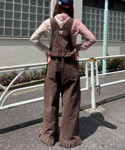 HELLO.SANFRANCISCO 蕾絲拼接蝴蝶結繫帶T恤