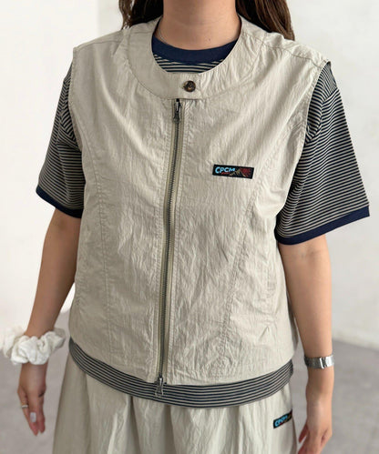 尼龍棉馬甲套裝