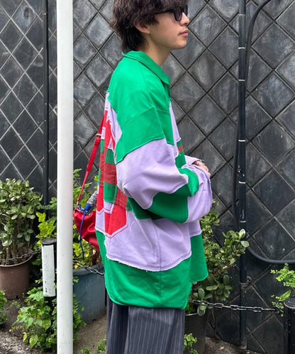 SOUNDS GOOOOD 寬鬆條紋橄欖球衫
