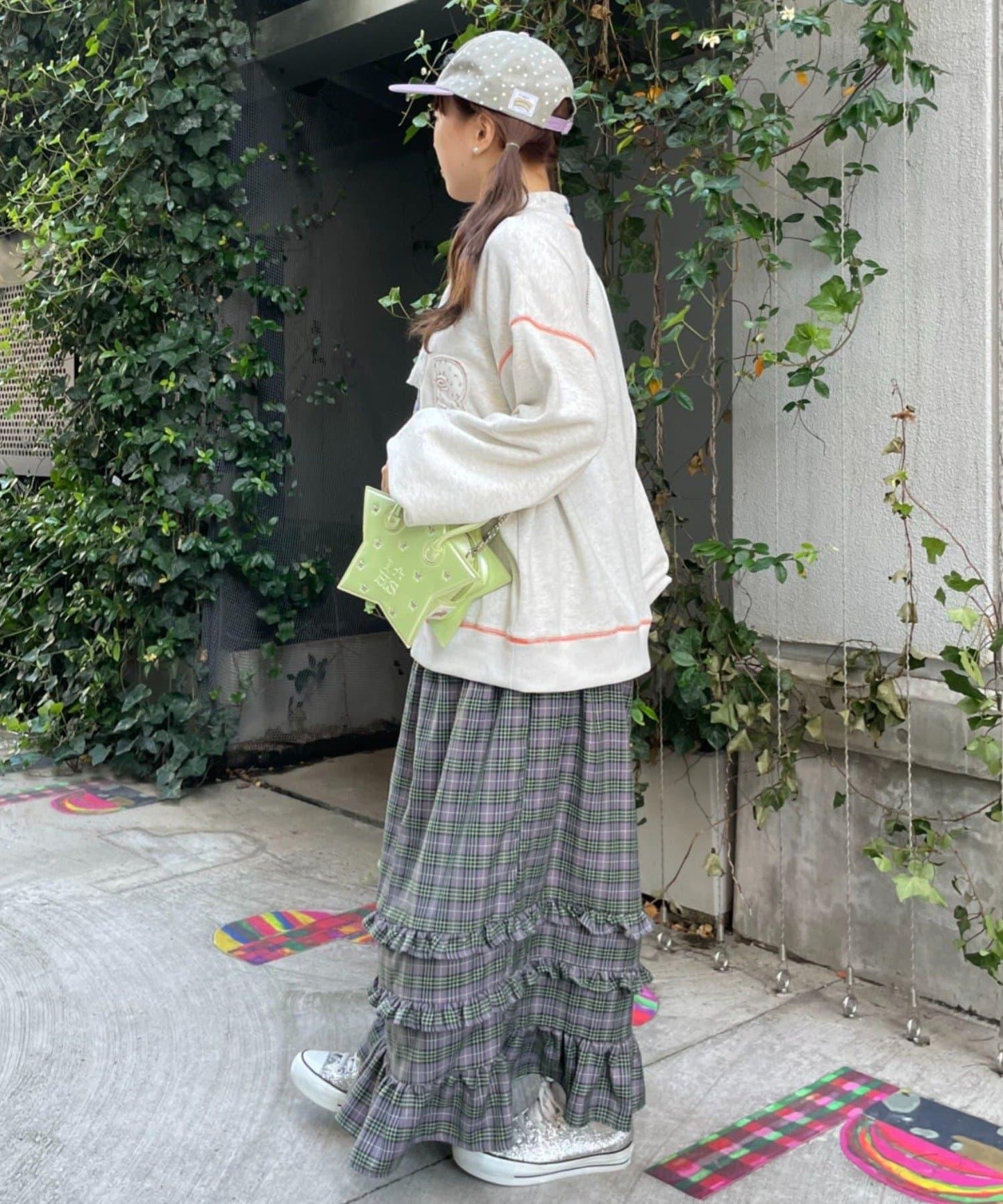 HELLO.SANFRANCISCO 徽標拼色寬鬆衛衣