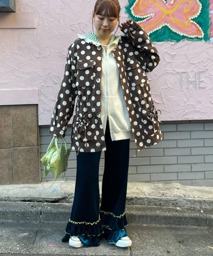 HELLO.SANFRANCISCO 多色波點寬鬆夾克