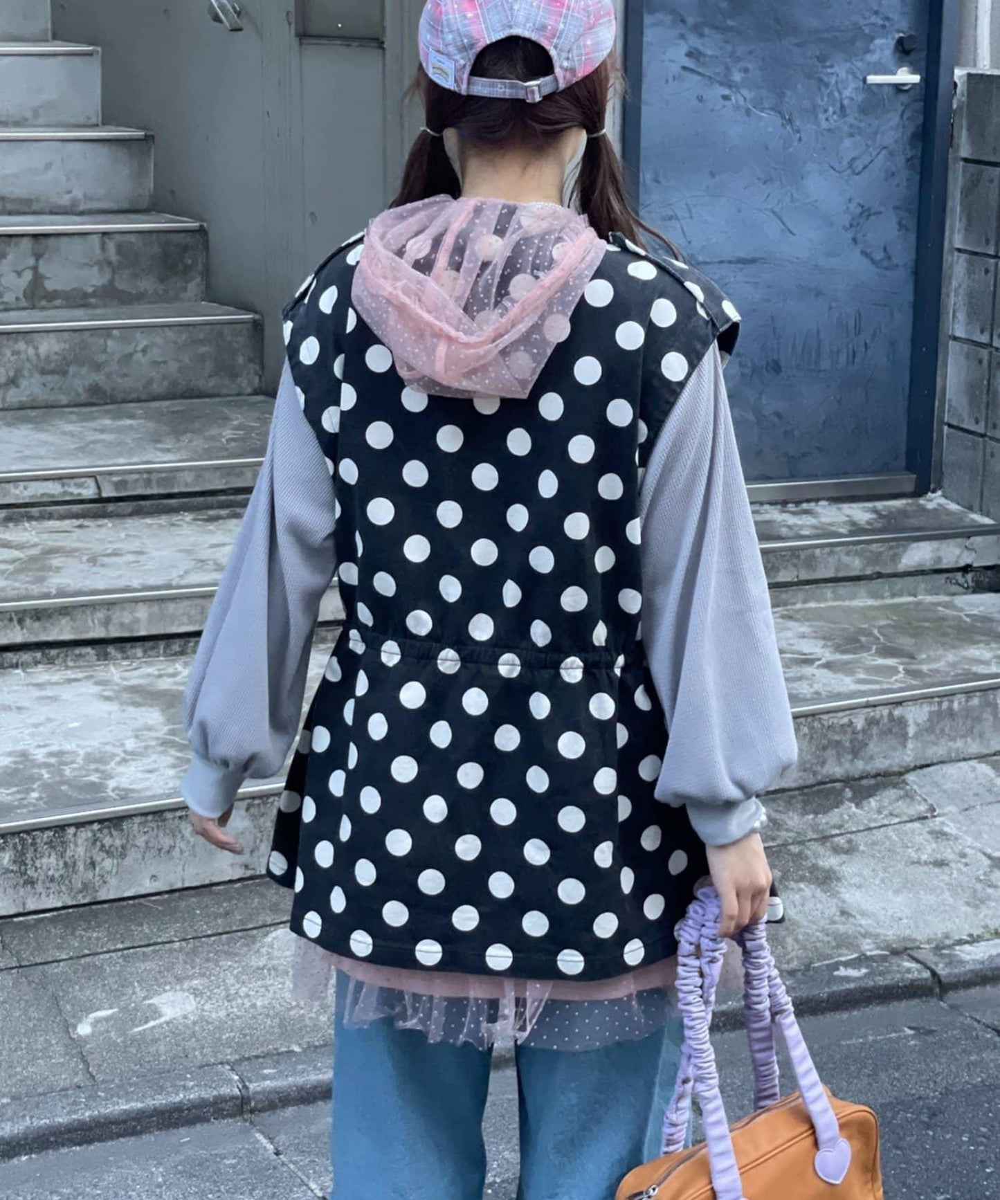 HELLO.SANFRANCISCO 多色波點寬鬆夾克