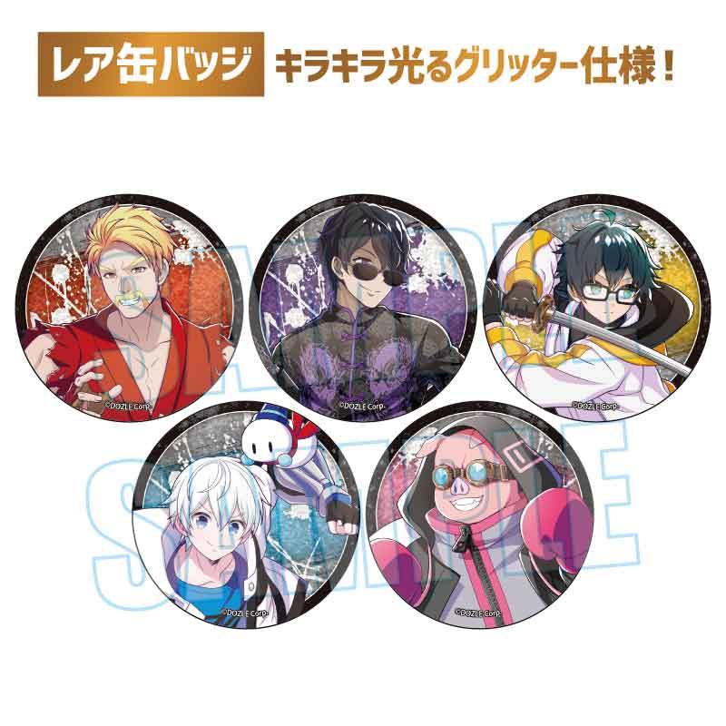 ドズル社_トレーディング缶バッジ バトルモード【BOX／6個入り】