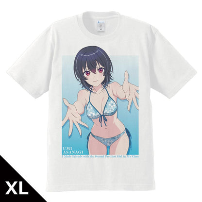 クラスで2番目に可愛い女の子と友だちになった 朝凪海 水著ver. T恤 XL碼