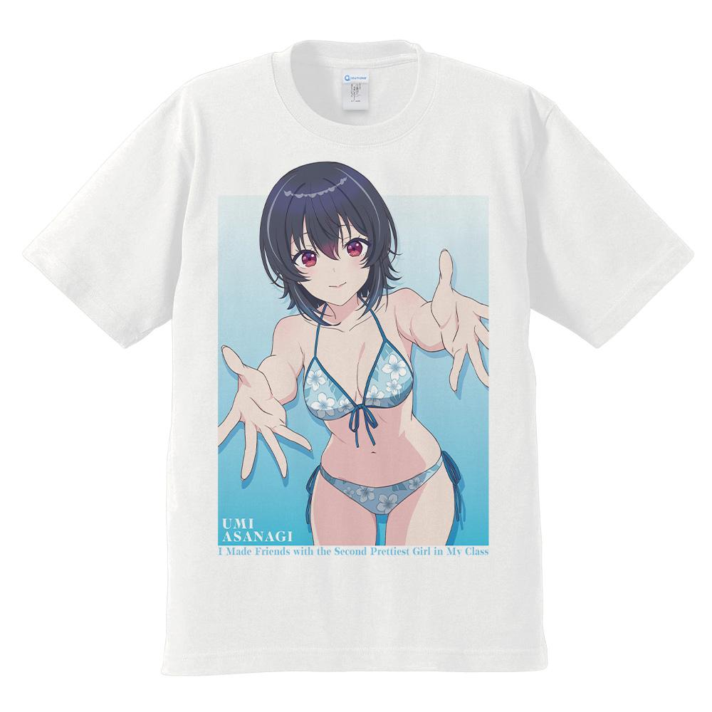 クラスで2番目に可愛い女の子と友だちになった 朝凪海 水著ver. L碼 T恤