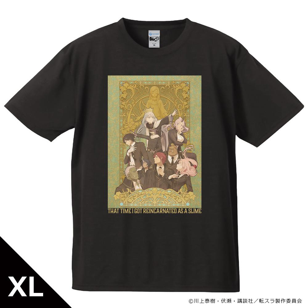 転生したらスライムだった件_XLサイズ_Tシャツ 集合ver.