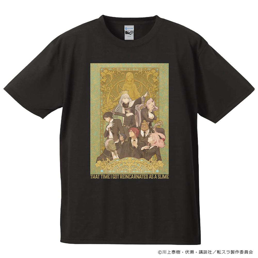 転生したらスライムだった件_XLサイズ_Tシャツ 集合ver.