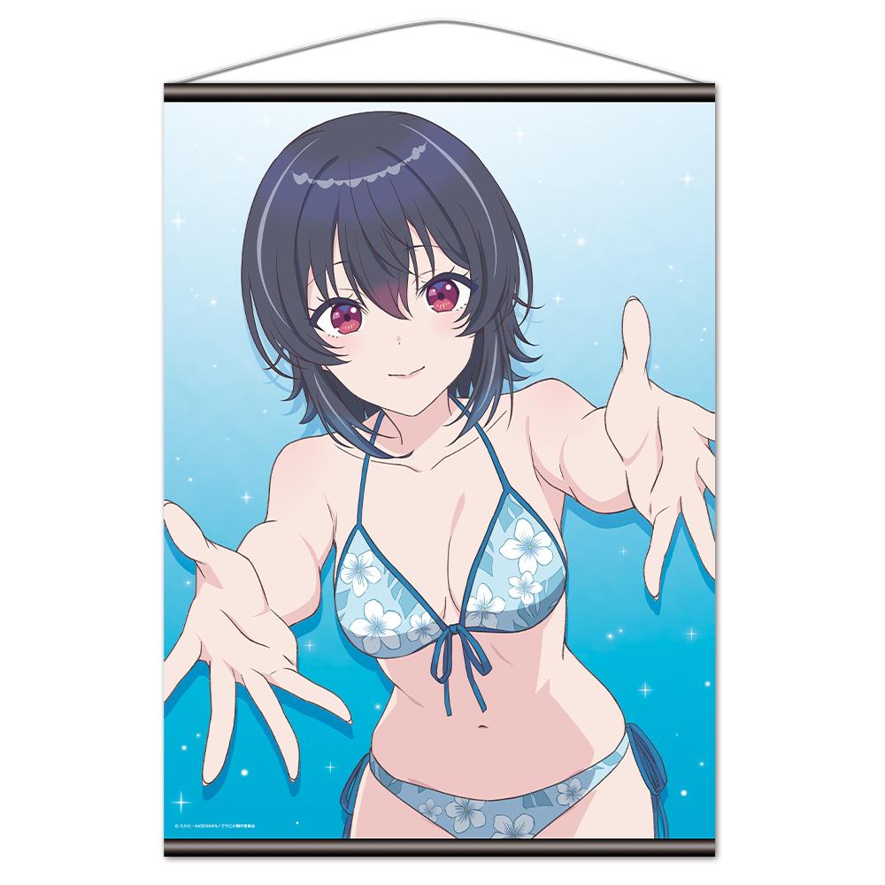 クラスで2番目に可愛い女の子と友だちになった B2掛畫 朝凪海 泳裝ver.