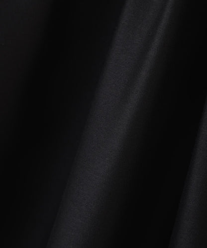 BLACK LABEL 絲毛斜紋布 喇叭半身裙