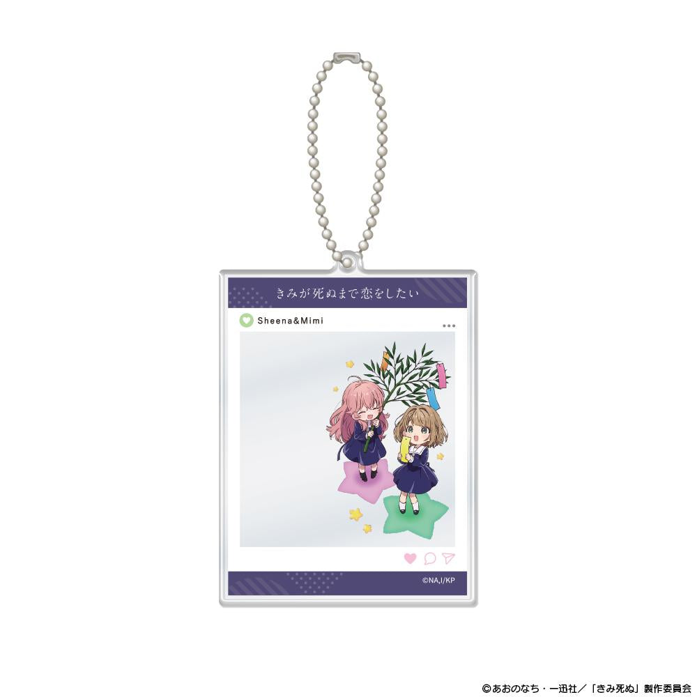 きみが死ぬまで戀をしたい SNS風亞克力卡片鑰匙扣 シーナ＆ミミ