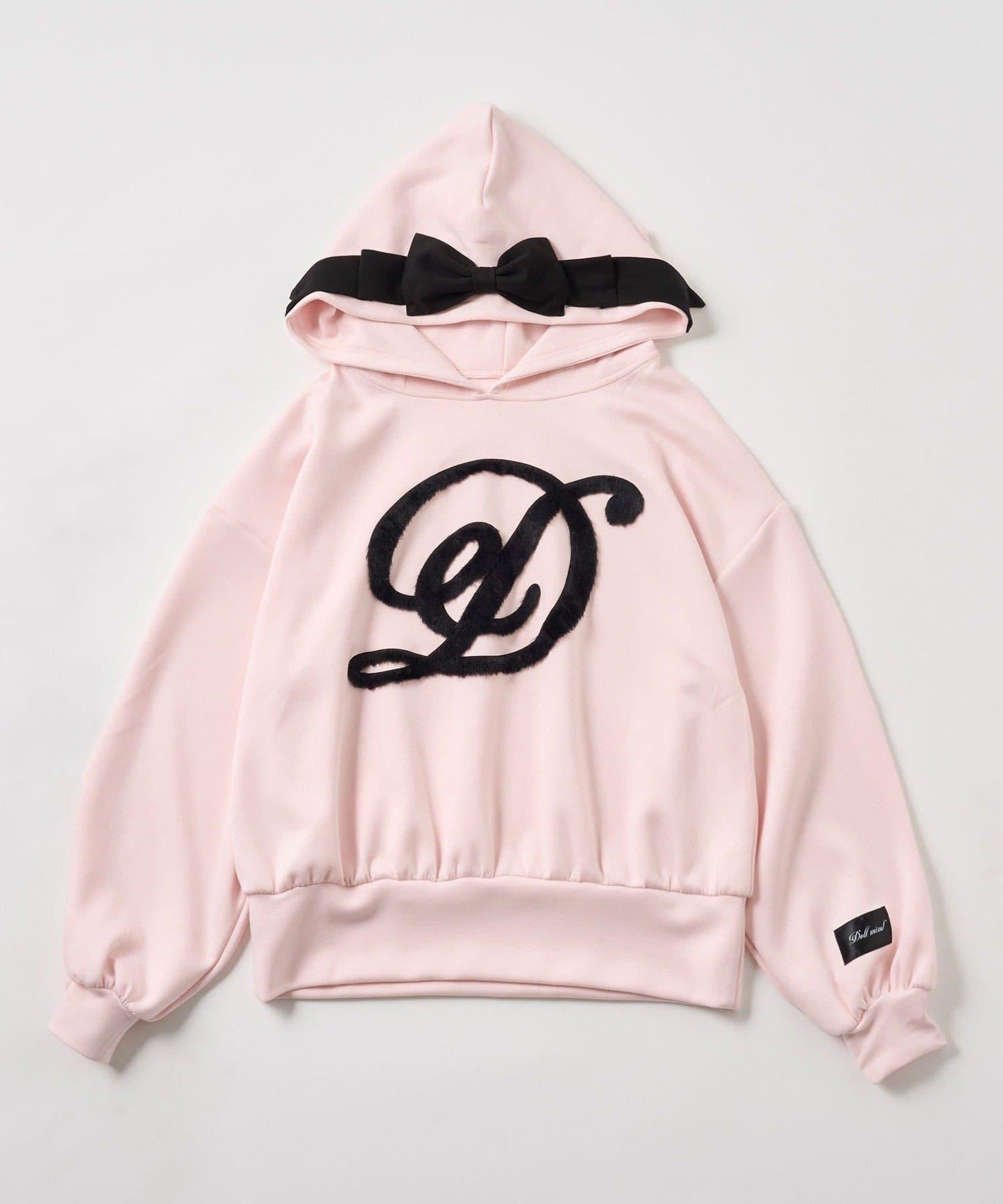 miko fur logo hoodie