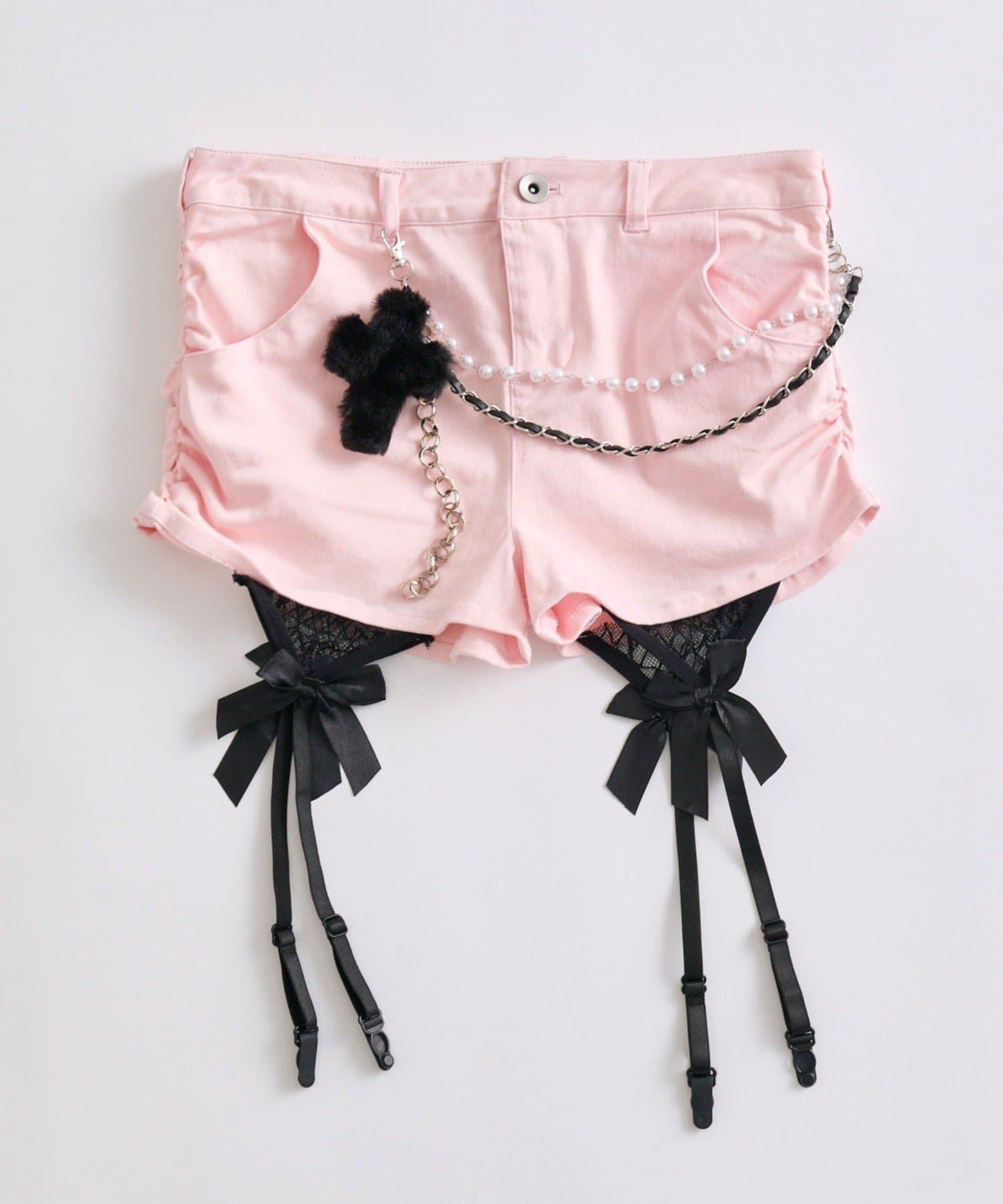 miko cross charm 短褲