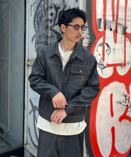 cian denim 剪裁牛仔夾克