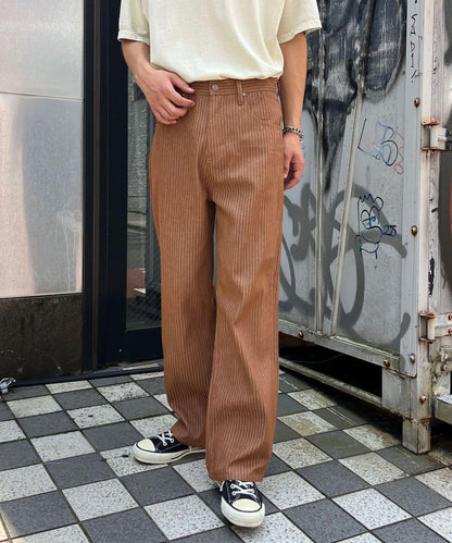 cian denim 寬鬆直筒牛仔褲