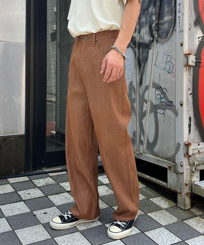 cian denim 寬鬆直筒牛仔褲