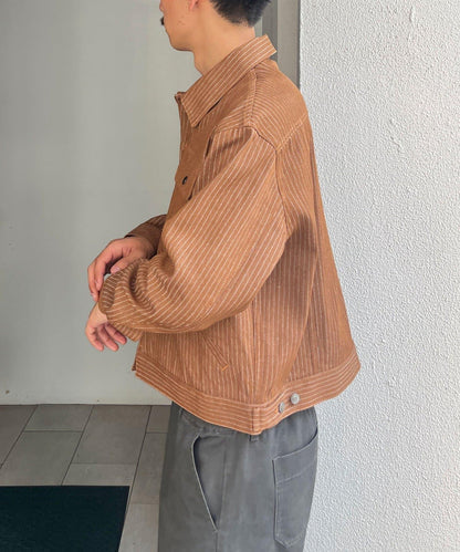 cian denim 剪裁牛仔夾克