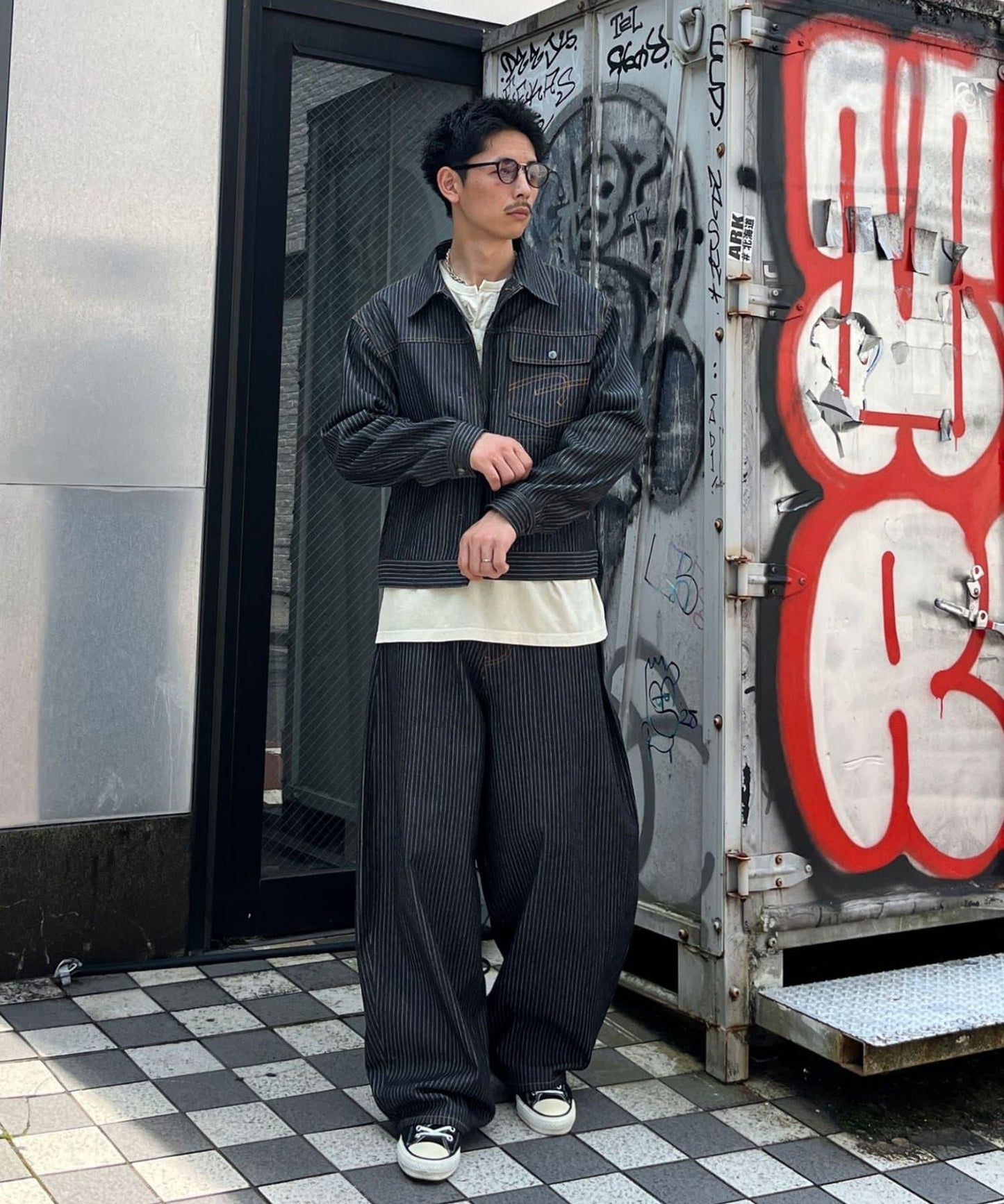 cian denim 剪裁牛仔夾克