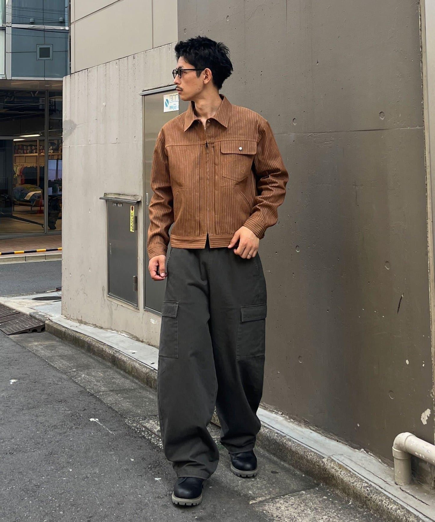 cian denim 剪裁牛仔夾克