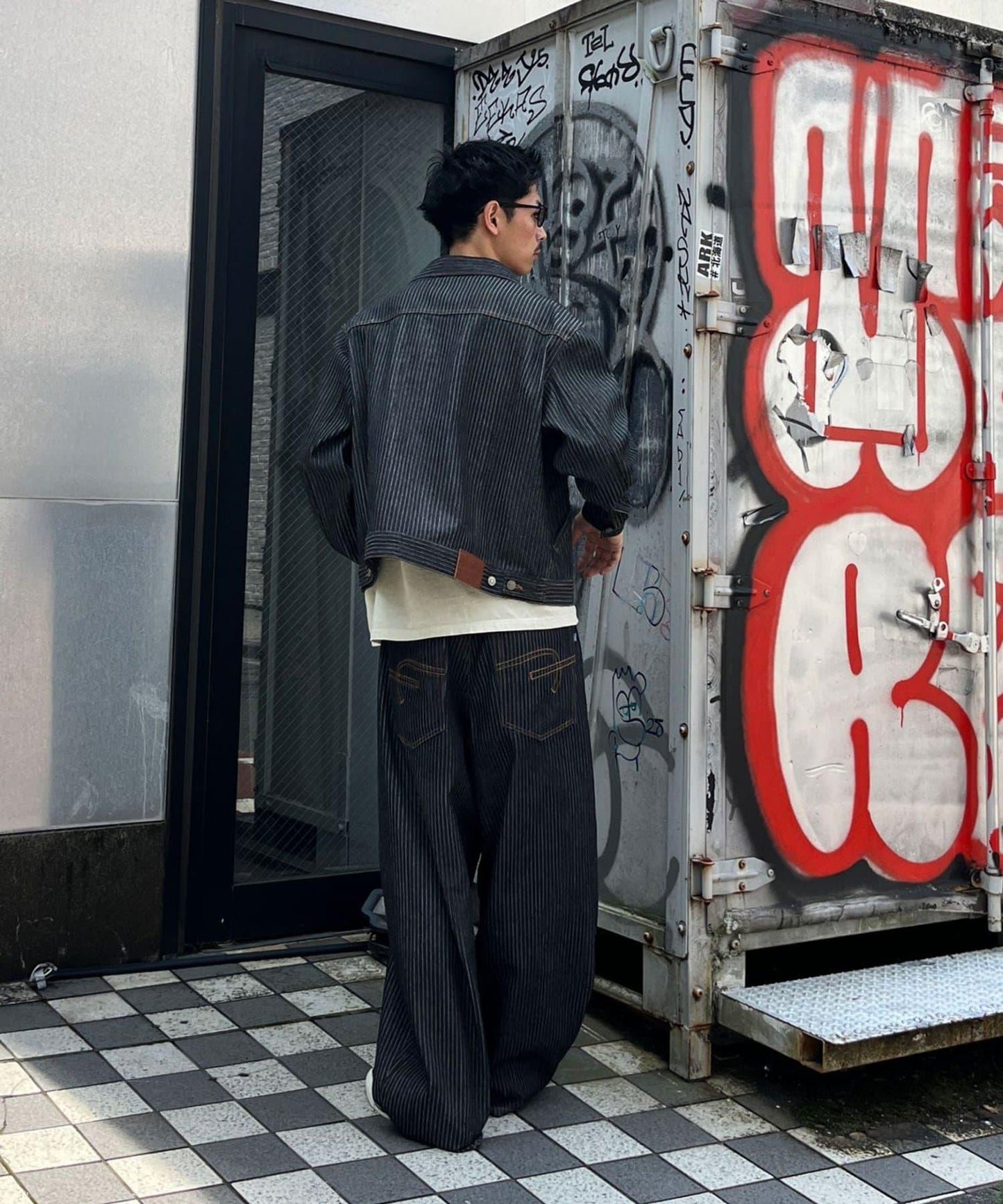 cian denim 剪裁牛仔夾克