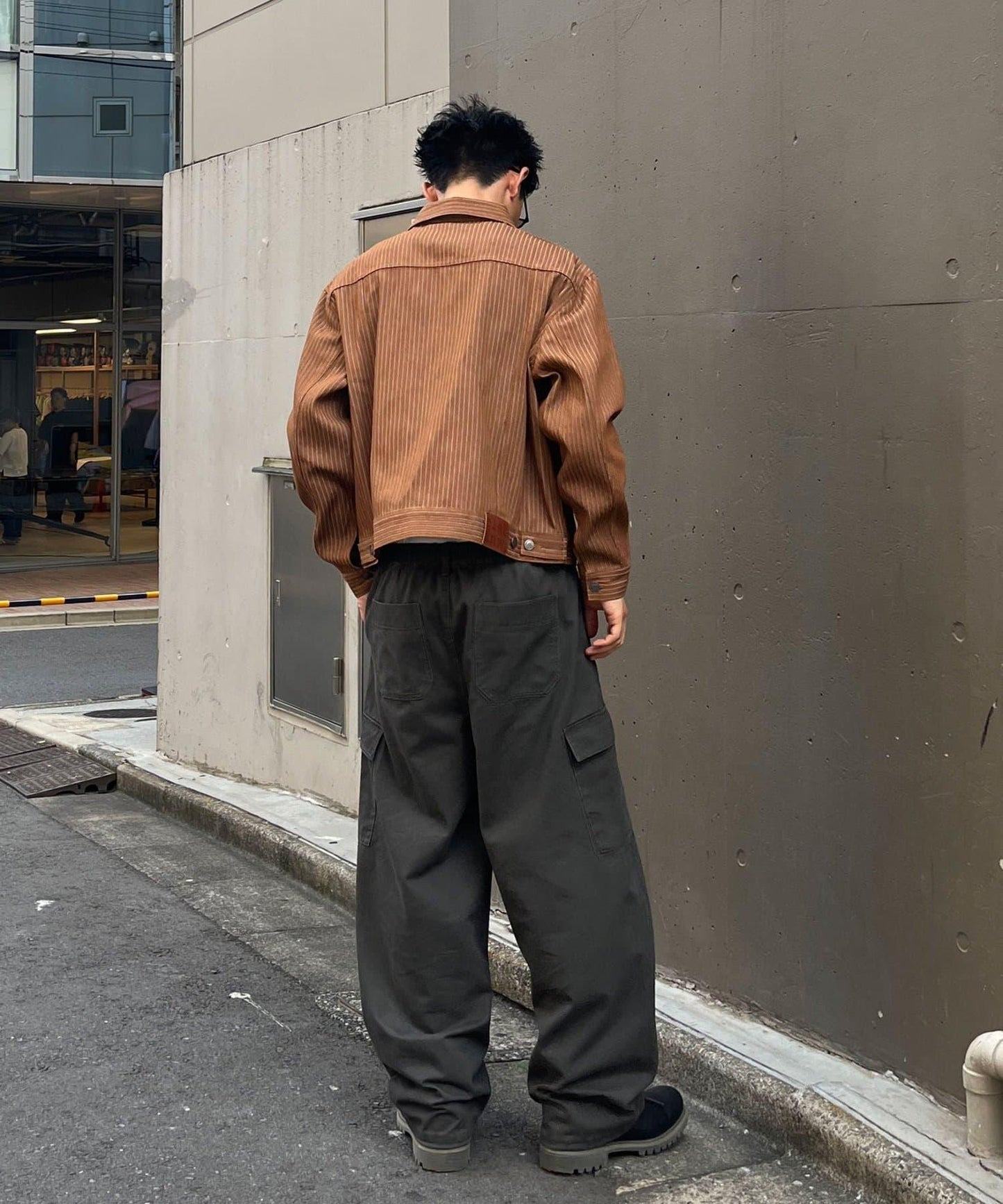 cian denim 剪裁牛仔夾克