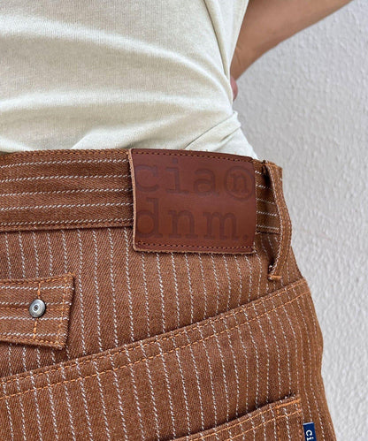 cian denim 寬鬆直筒牛仔褲