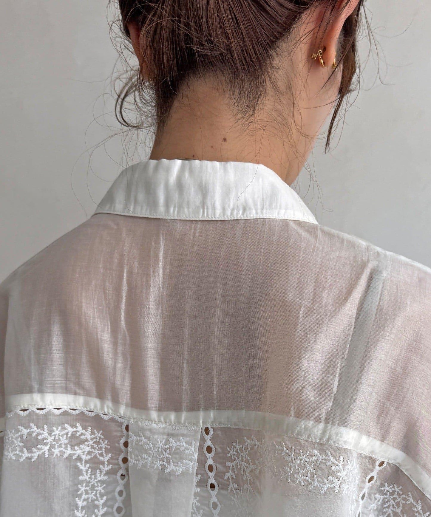 方形刺繡襯衫