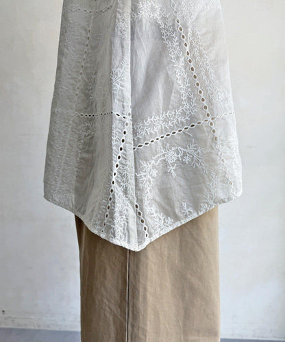 方形刺繡襯衫
