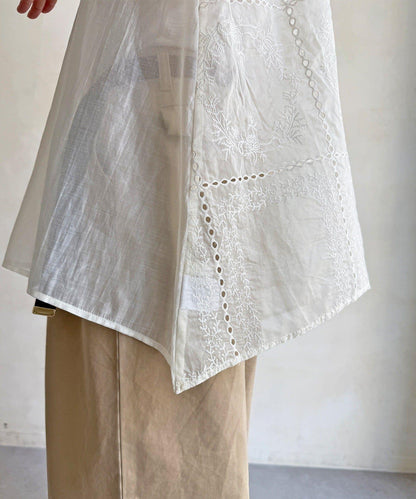 方形刺繡襯衫