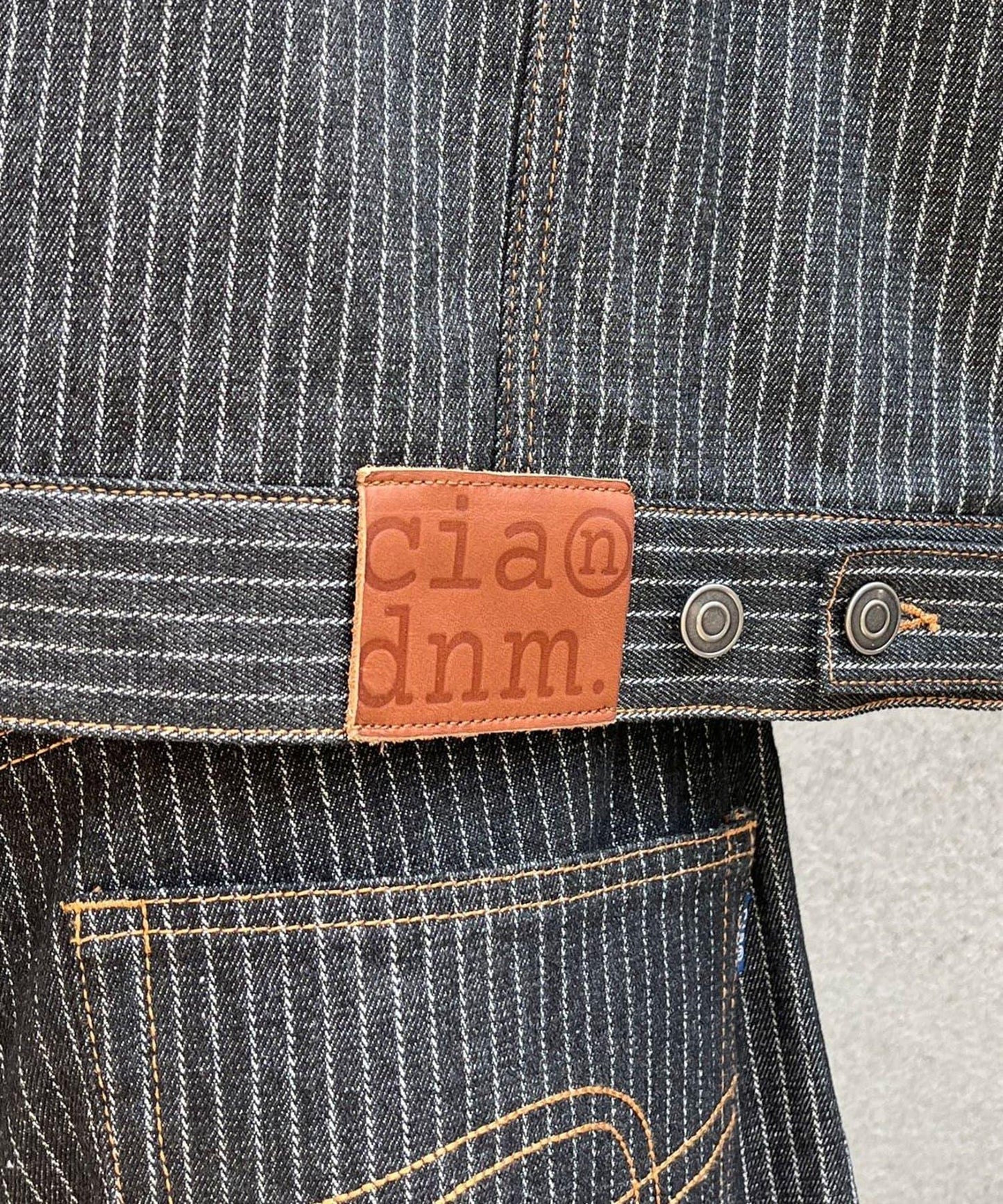 cian denim 剪裁牛仔夾克