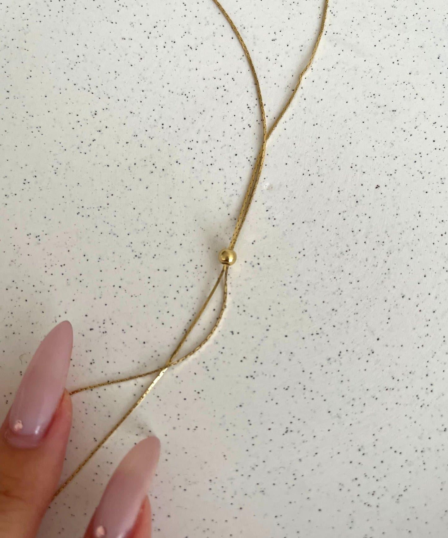 珍珠調節項鍊