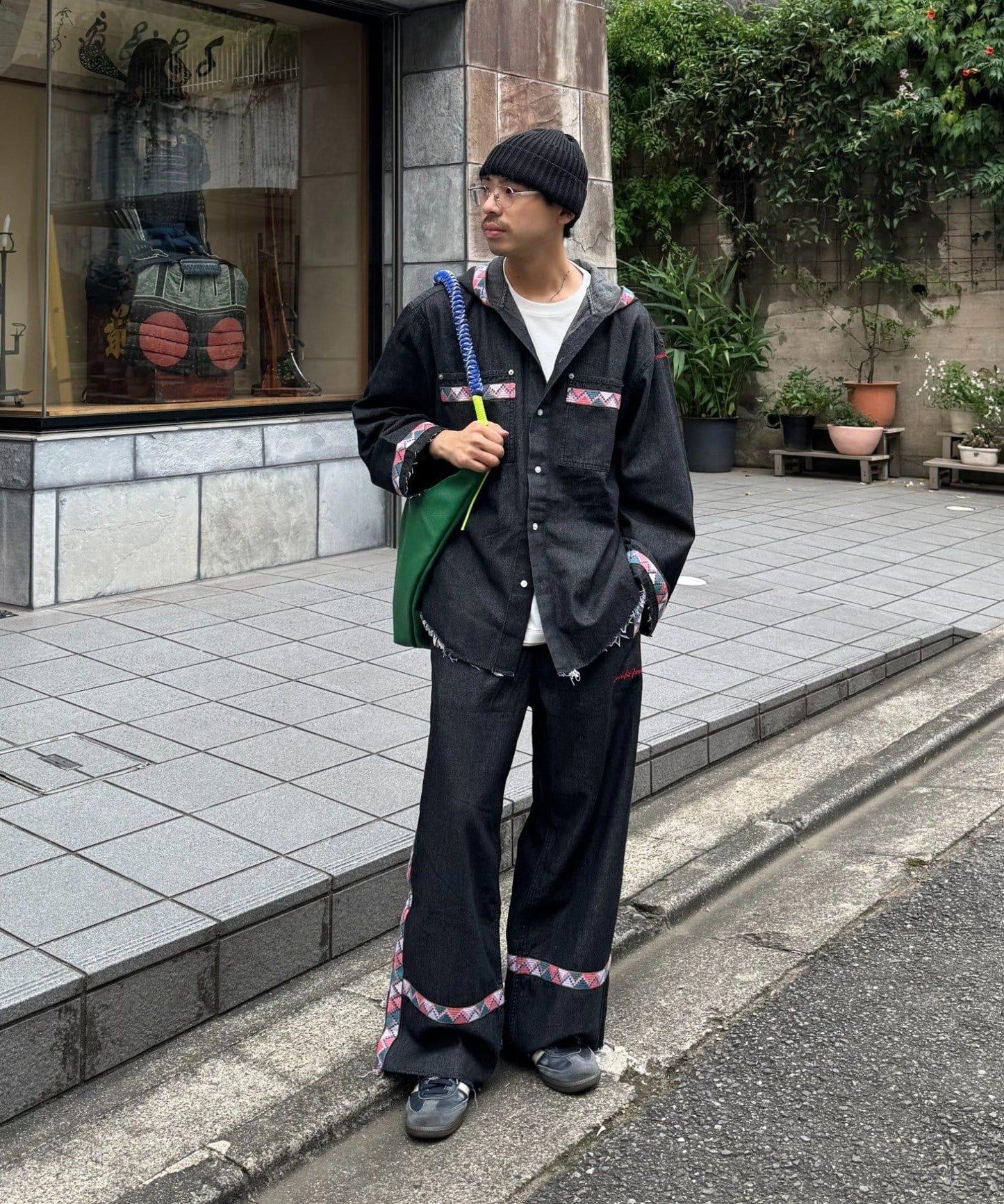 SOUNDS GOOOOD 提花織帶牛仔褲