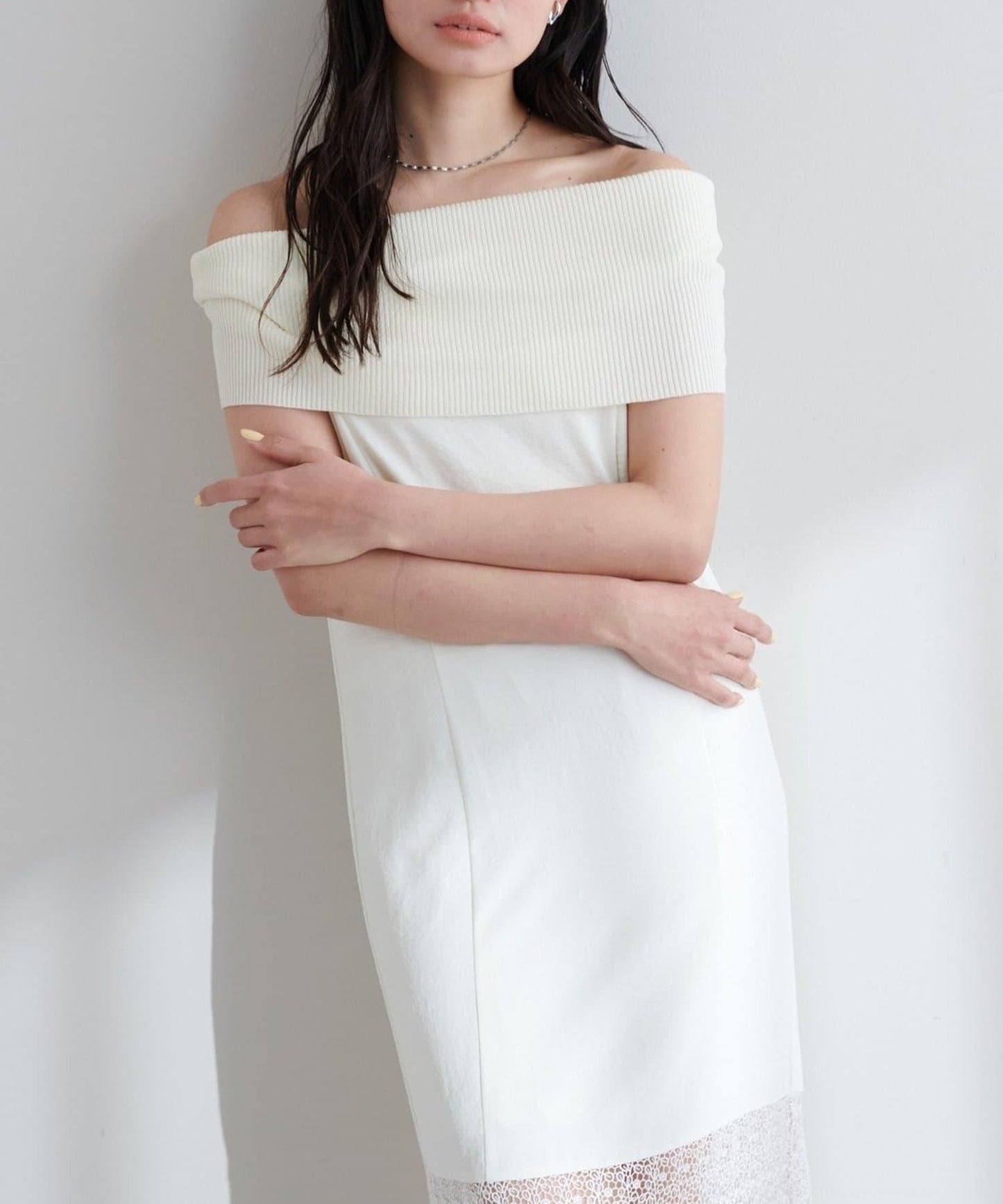 natural couture 露肩無袖套頭衫