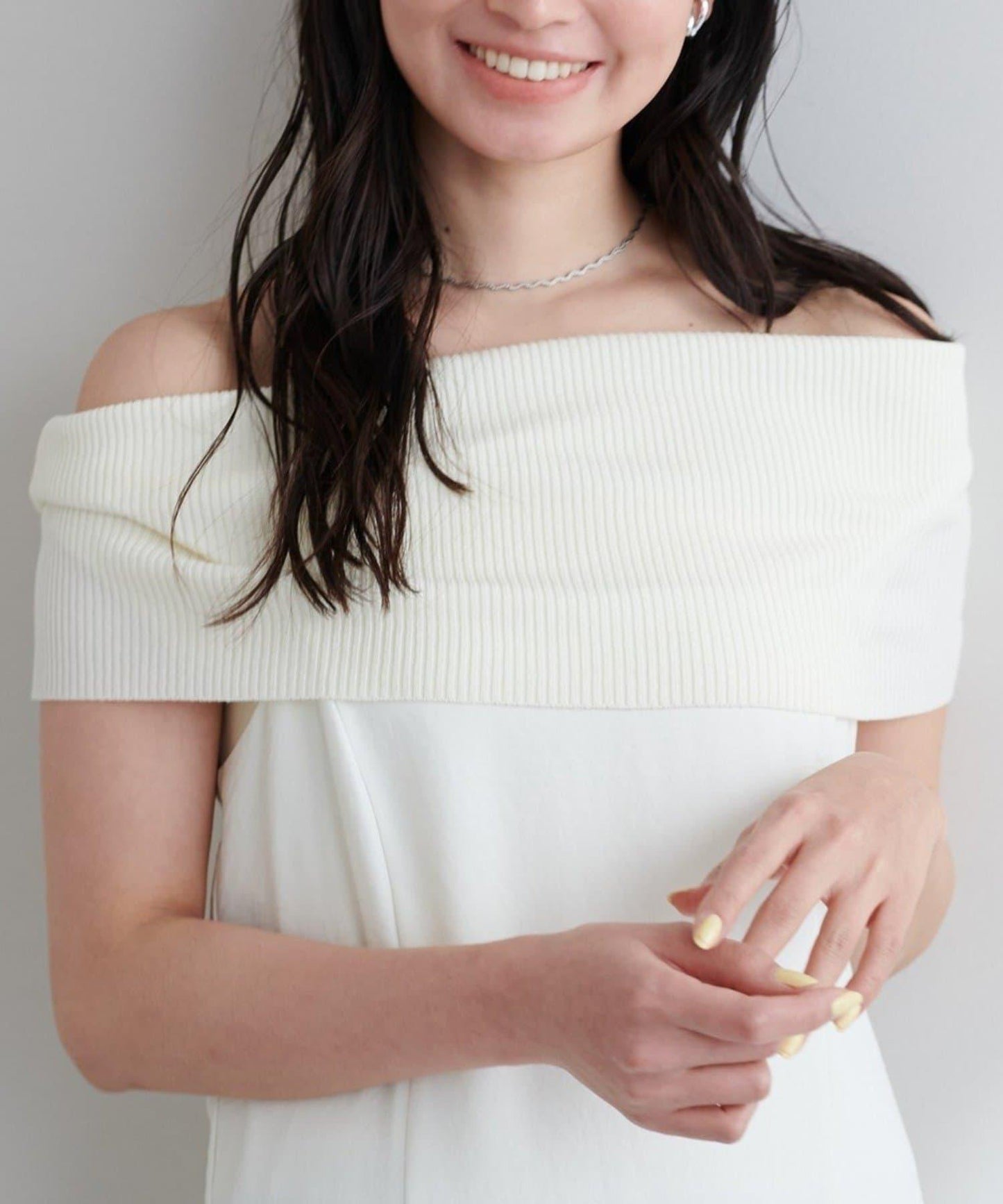 natural couture 露肩無袖套頭衫