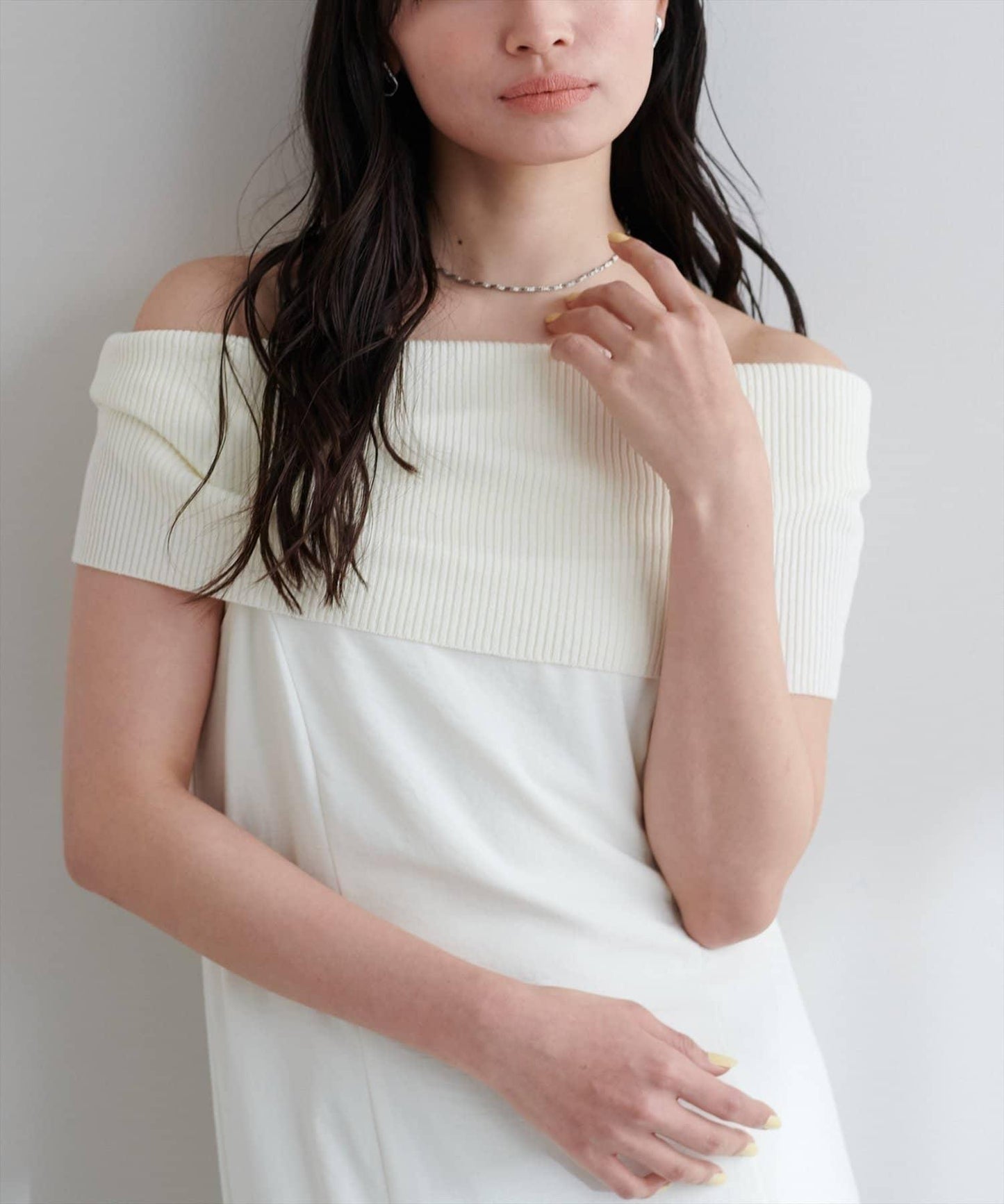 natural couture 露肩無袖套頭衫