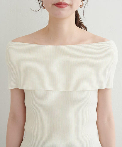 natural couture 露肩無袖套頭衫